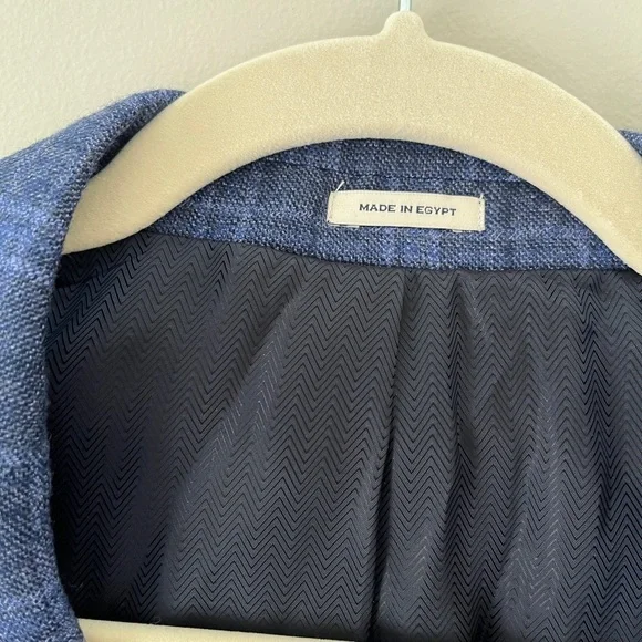 Joseph Abboud Navy Checkered Blazer - Picture 7 of 11